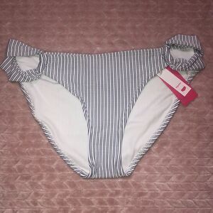 Xhilaration Seersucker Loop Side Hipster Bikini Bottom